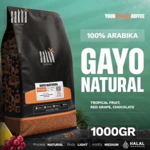 Gayo Natural 1kg | 100% Arabica | Specialty Coffee By Sakha Coffee Roastery