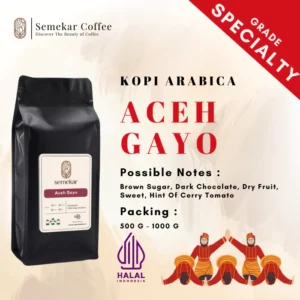 Aceh Gayo Original 1kg | 100% Aceh Gayo Arabica Coffee | Specialty Coffee By Semekar Coffee Roastery